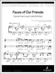 Faces of Our Friends Three-Part Treble choral sheet music cover